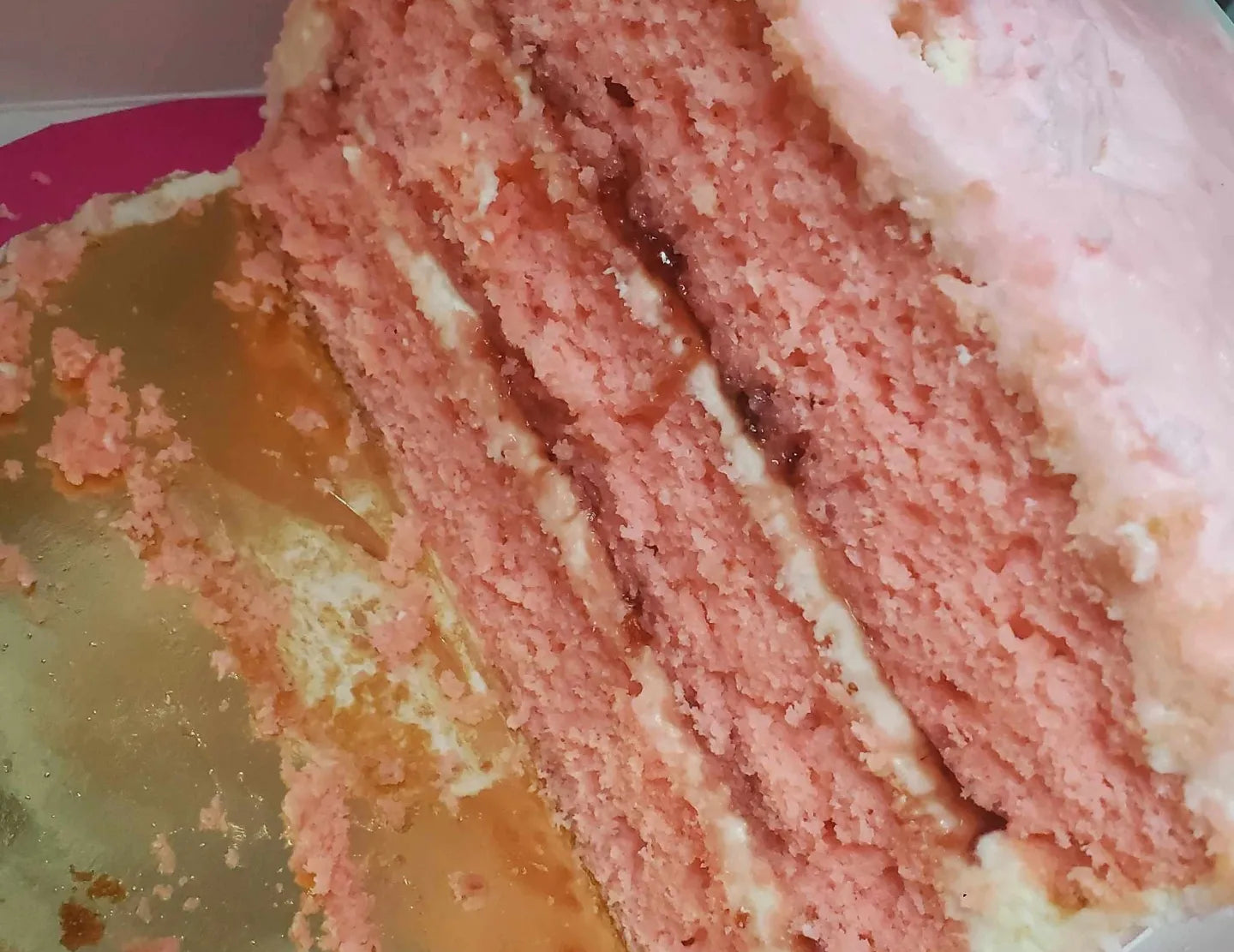 Strawberry Crunch Cake