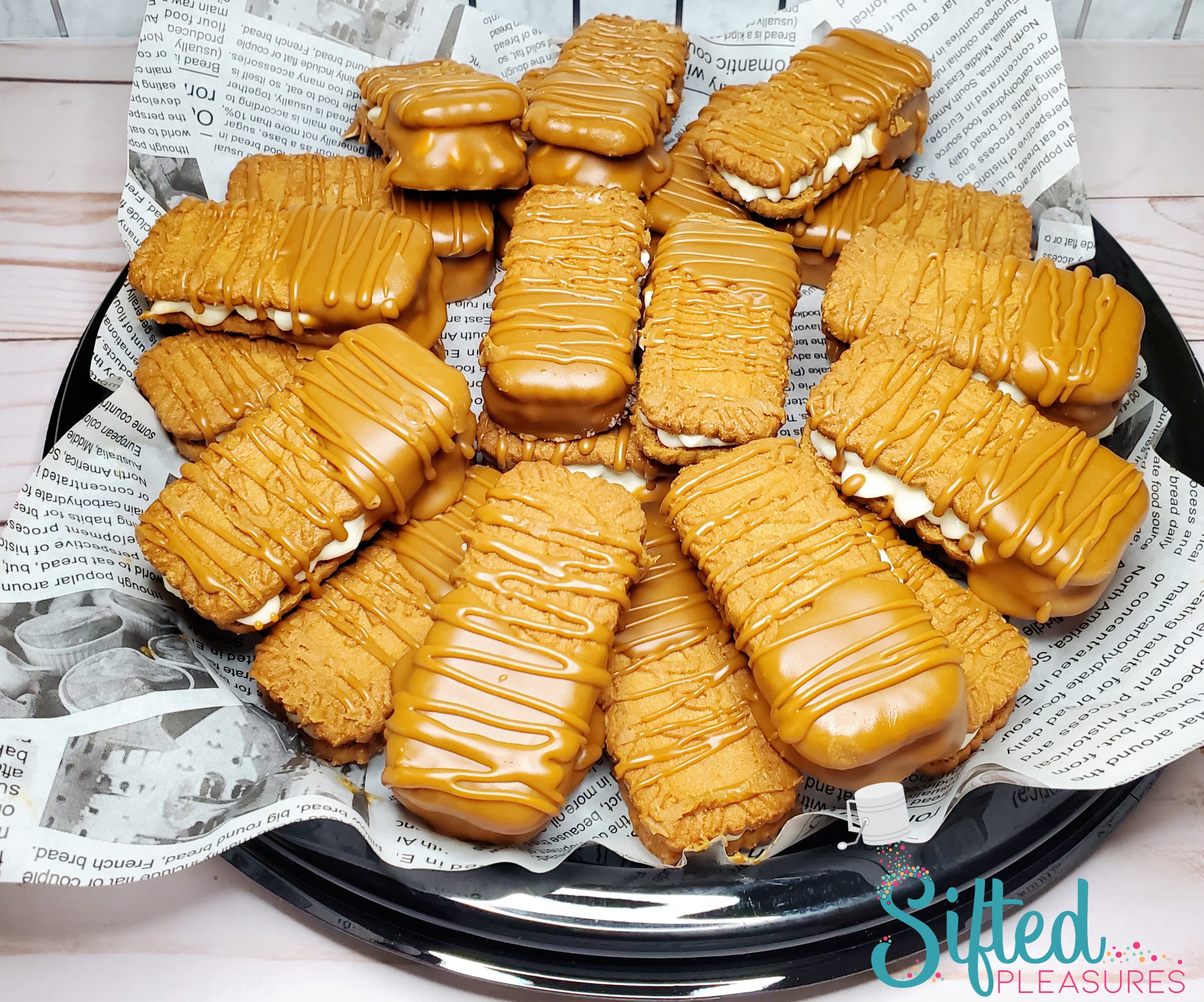 Biscoff Cheesecake Sandwich Platter